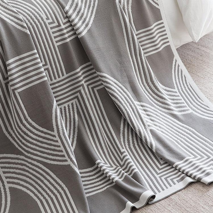 Nordic | Minimalist Knitted Blanket