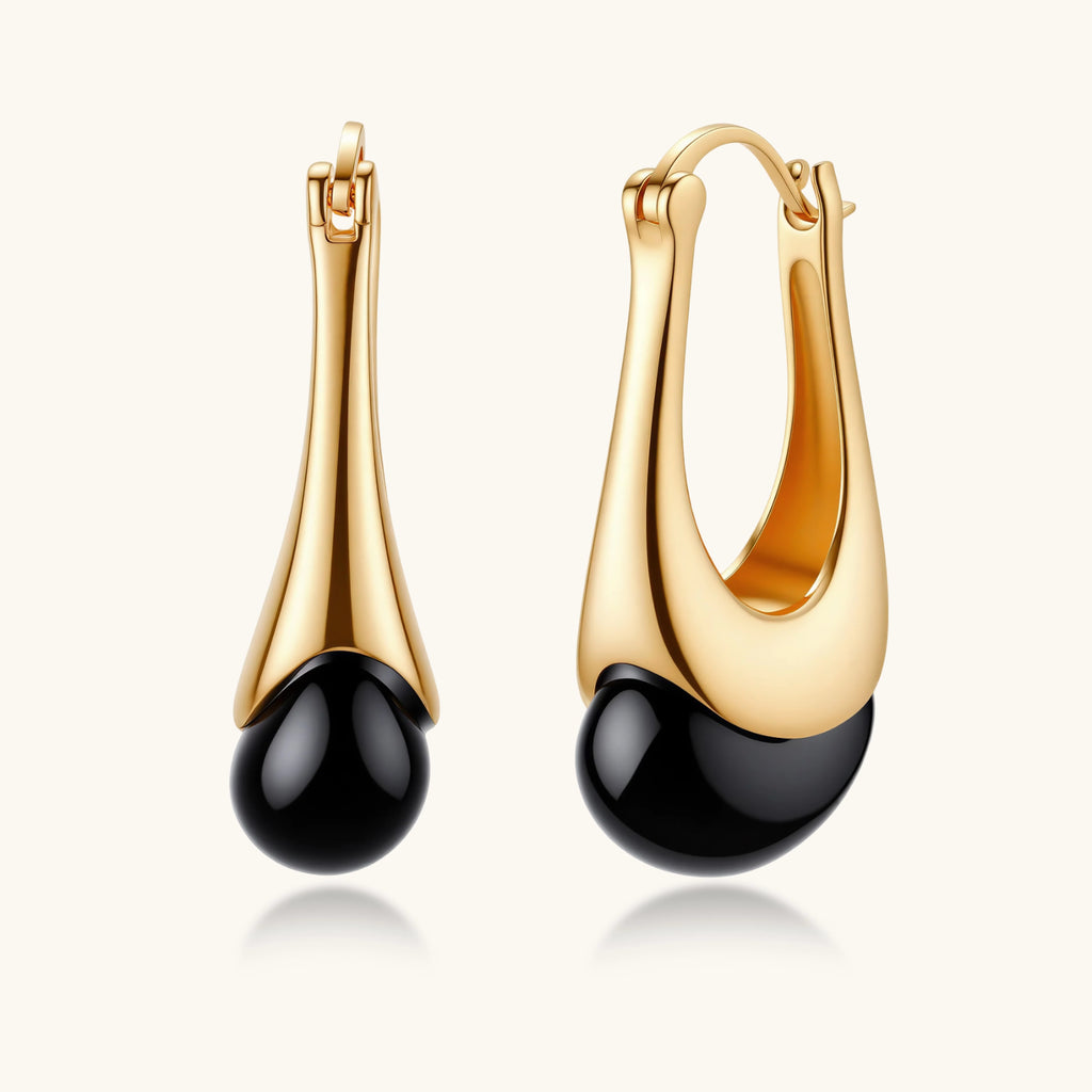 Midnight Drop Earrings
