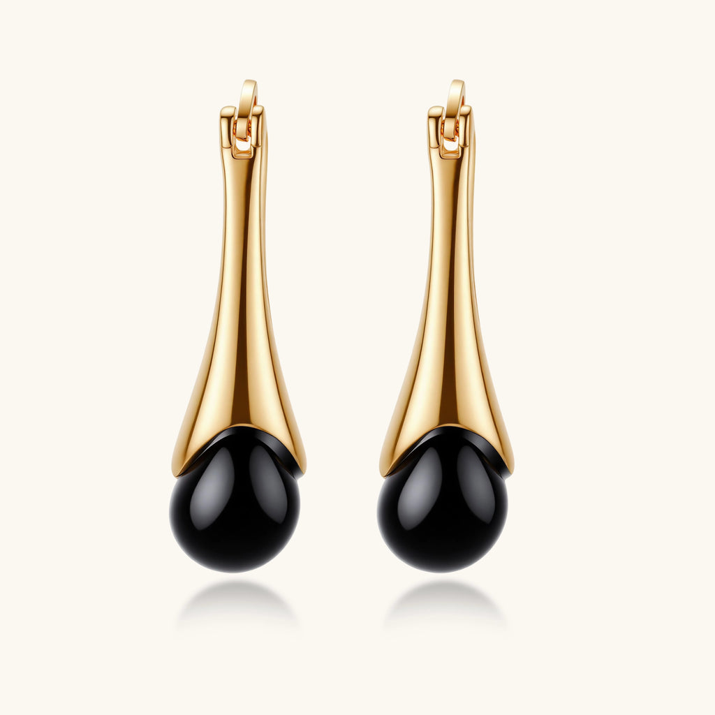Midnight Drop Earrings