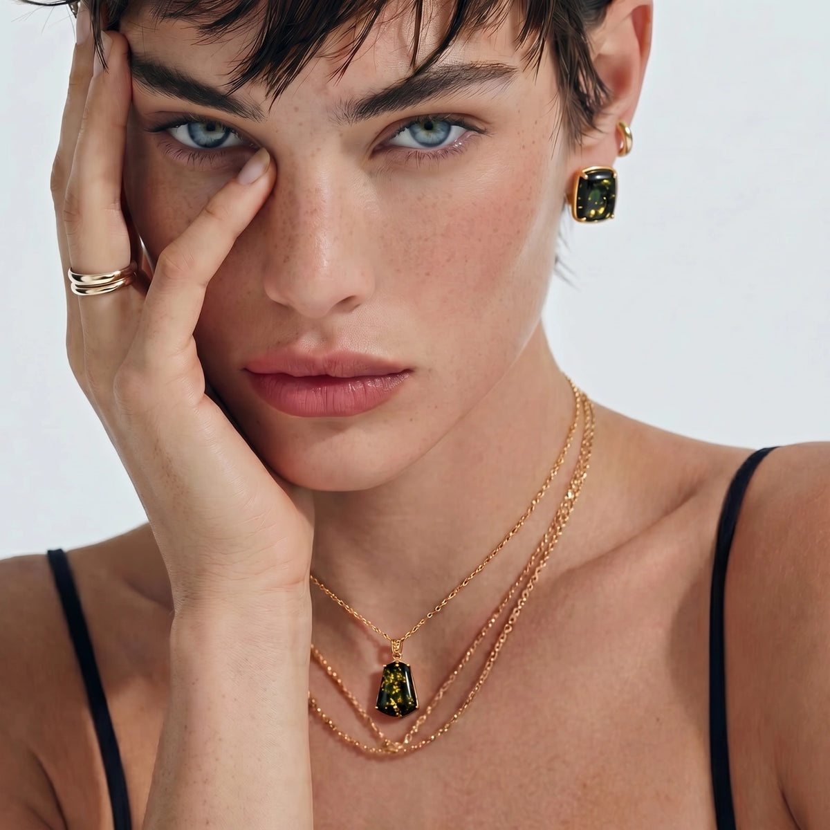 Mysterio | Gold Amber Set