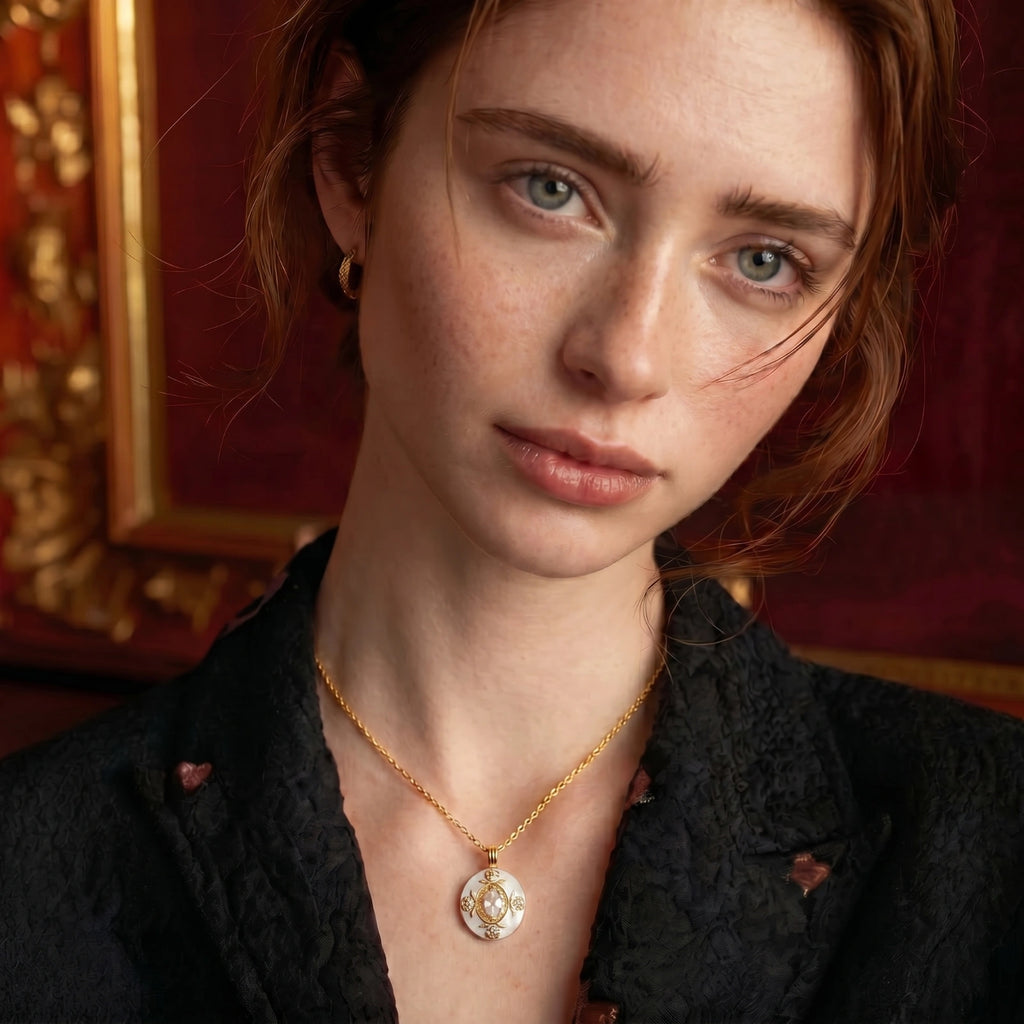 Golden Medallion Necklace