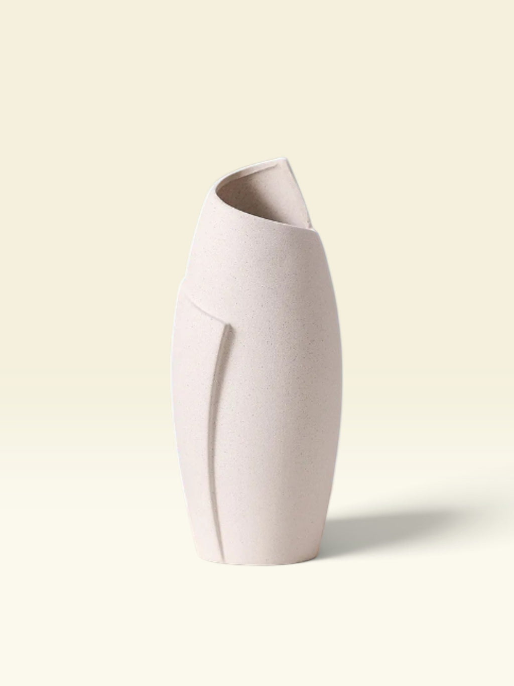 Geomi | White Ceramic Vase