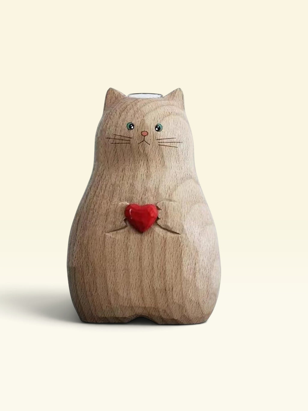 KitCat | Handmade Wooden Cat Vase