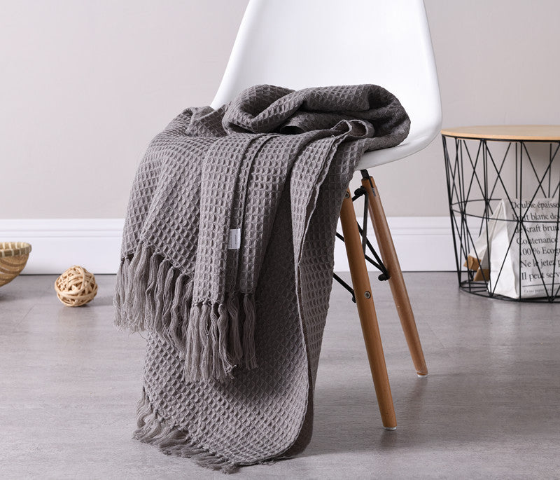 LaPom | Waffle Texture Blanket