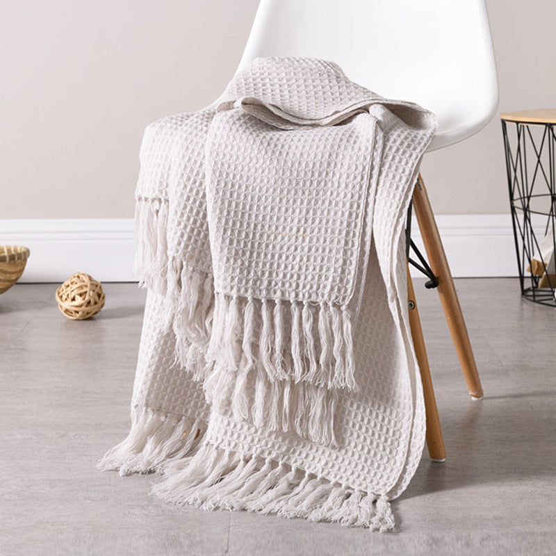 LaPom | Waffle Texture Blanket